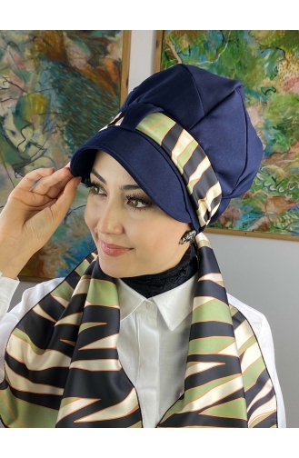 Turban Pret-a-Porter Vert Millitaire 73BST060322-03