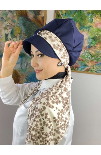 Milk Coffee Ready to Wear Turban 73BST060322-09