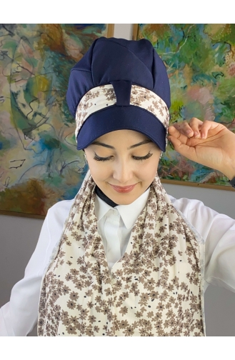 Milk Coffee Ready to Wear Turban 73BST060322-09