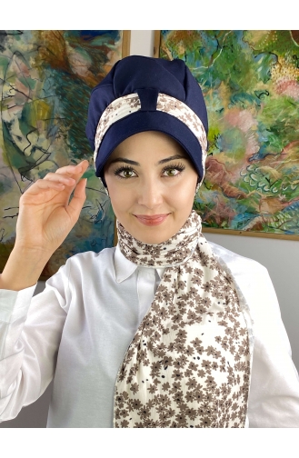 Milk Coffee Ready to Wear Turban 73BST060322-09