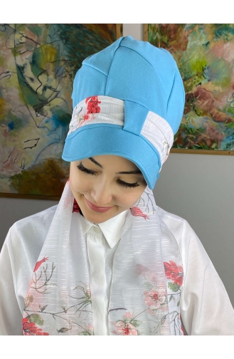 Sky Blue Ready to wear Turban 92BST060322-11