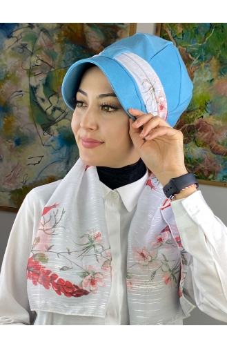 Sky Blue Ready to wear Turban 92BST060322-11