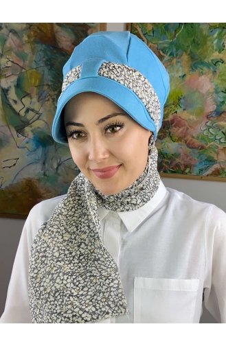 Sky Blue Ready to Wear Turban 92BST060322-12