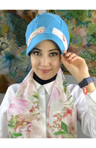 Turban Pret-a-Porter Bleu Ciel 92BST060322-01