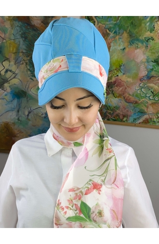 Turban Pret-a-Porter Bleu Ciel 92BST060322-01