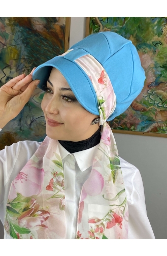 Turban Pret-a-Porter Bleu Ciel 92BST060322-01