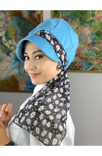 Sky Blue Ready to wear Turban 92BST060322-03