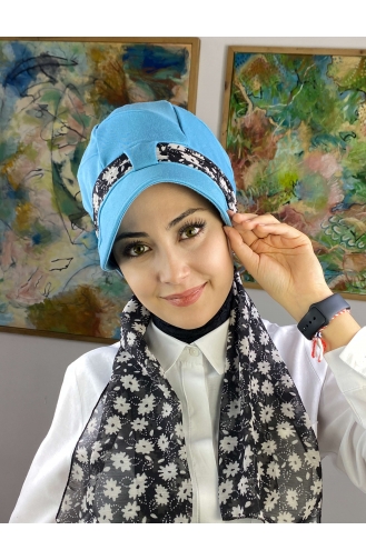 Sky Blue Ready to wear Turban 92BST060322-03