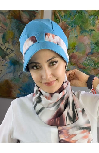 Sky Blue Ready to Wear Turban 92BST060322-09