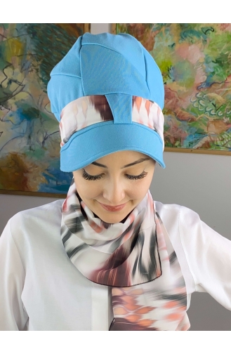 Sky Blue Ready to Wear Turban 92BST060322-09