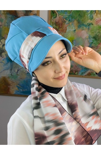 Sky Blue Ready to Wear Turban 92BST060322-09