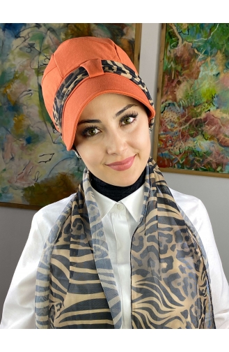 Orange Ready to wear Turban 104BST060322-01