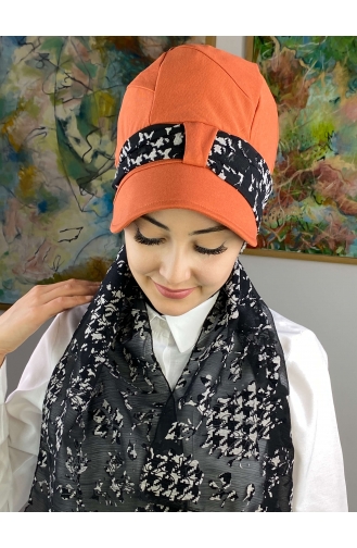 Orange Ready to Wear Turban 104BST060322-02