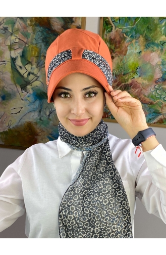 Orange Ready to wear Turban 104BST060322-03