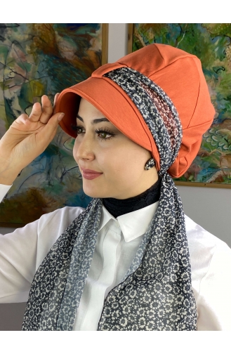 Orange Ready to wear Turban 104BST060322-03