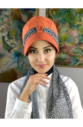 Orange Ready to wear Turban 104BST060322-03