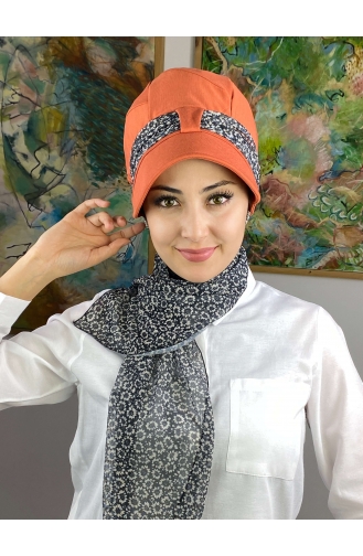 Orange Ready to wear Turban 104BST060322-03