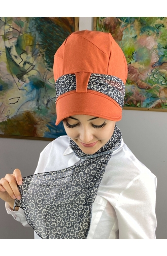 Orange Ready to wear Turban 104BST060322-03
