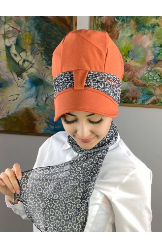 Orange Ready to Wear Turban 104BST060322-03