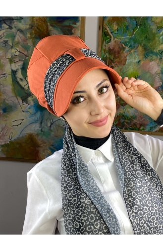 Orange Ready to Wear Turban 104BST060322-03