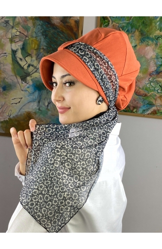 Orange Ready to wear Turban 104BST060322-03