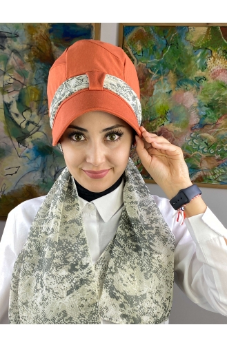 Orange Ready to Wear Turban 104BST060322-04