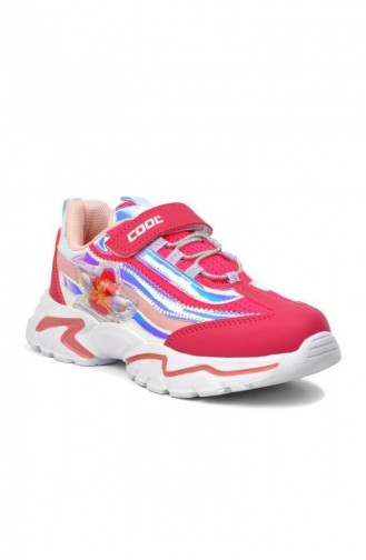 Cool Jezy Kız Çocuk Işıklı Günlük Sneaker Spor Ayakkabı Fuşya