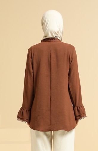 Braun Bluse 0547-02