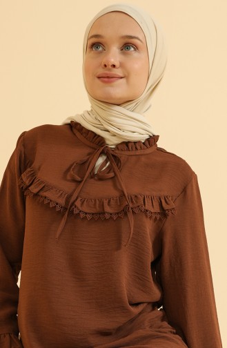 Brown Blouse 0547-02