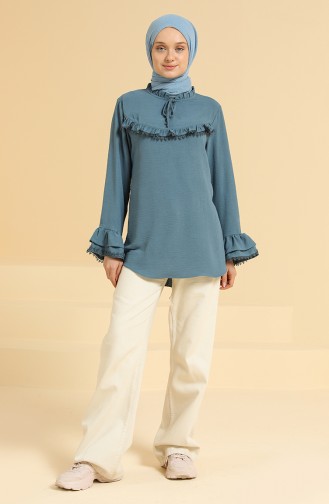 Indigo Blouse 0547-04