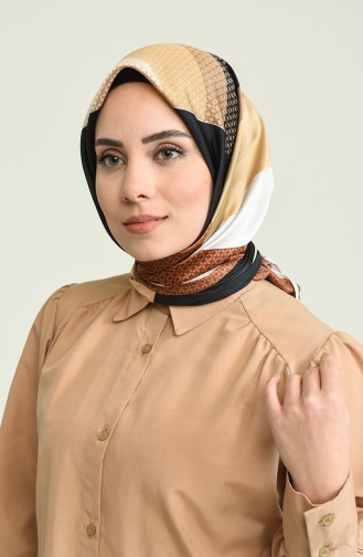 Karaca Rayon Eşarp 80956-11 Krem Gri