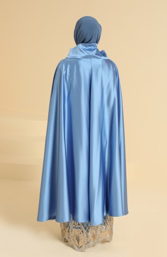 Blau Hijab-Abendkleider 11834