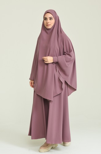 Burqa Hijab Rose Pâle 0005-02