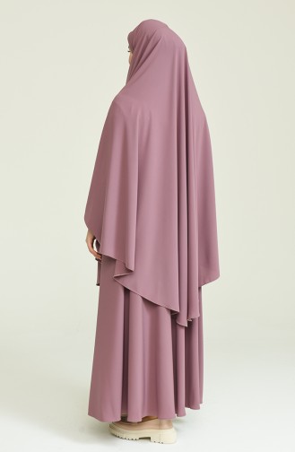 Burqa Hijab Rose Pâle 0005-02