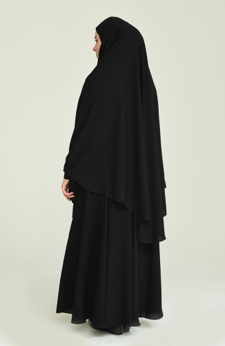 Schwarz Hijab Burka 0005-03