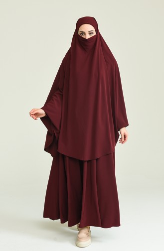 ألبسة حجاب أحمر كلاريت 0005-08