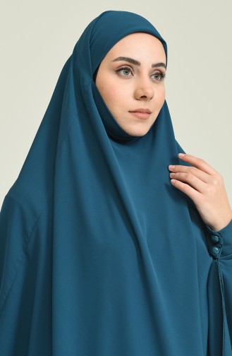ألبسة حجاب أخضر زمردي 0005-09
