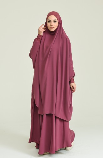 Burqa Hijab Rose Pâle 0007-03