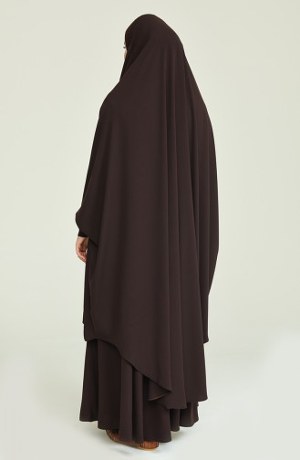 Braun Hijab Burka 0007-07