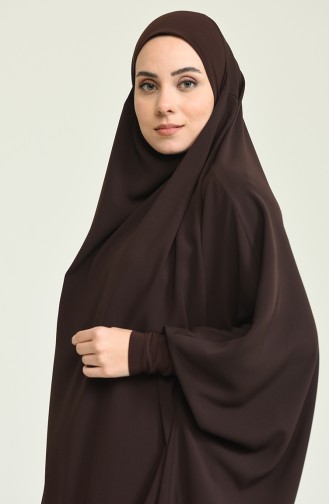 Burqa Hijab Couleur Brun 0007-07