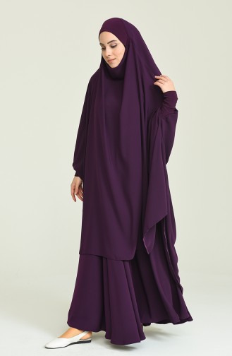 Burqa Hijab Pourpre 0007-08
