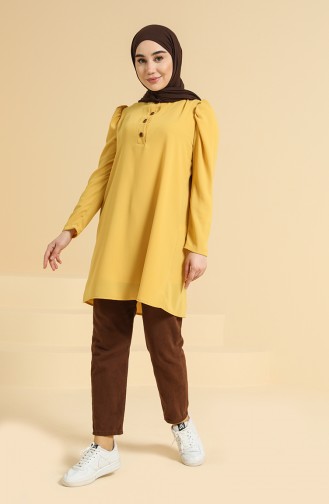 Light Mustard Tuniek 1754A-01