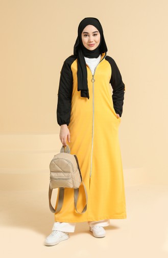 Yellow Abaya 0237-07