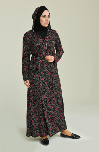 Robe de Prière Noir 4480B-04