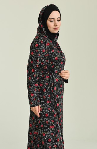 Robe de Prière Noir 4480B-04