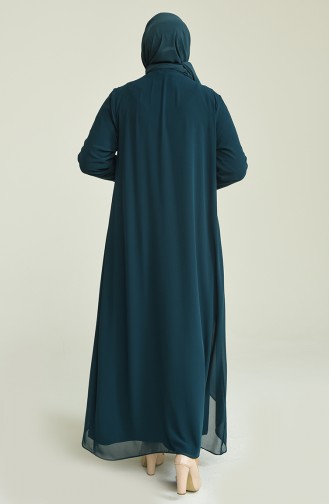 Habillé Hijab Vert emeraude 2202-02