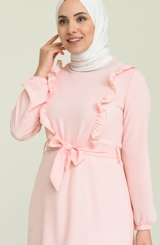Powder Hijab Dress 1756-05