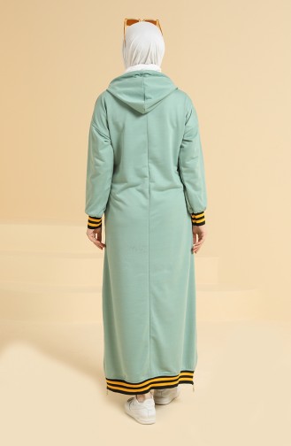 Robe Hijab Vert menthe 0814-03