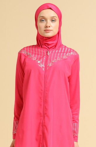 Fuchsia Hijab Badeanzug 2231-03