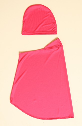 Maillot de Bain Hijab Fushia 2231-03